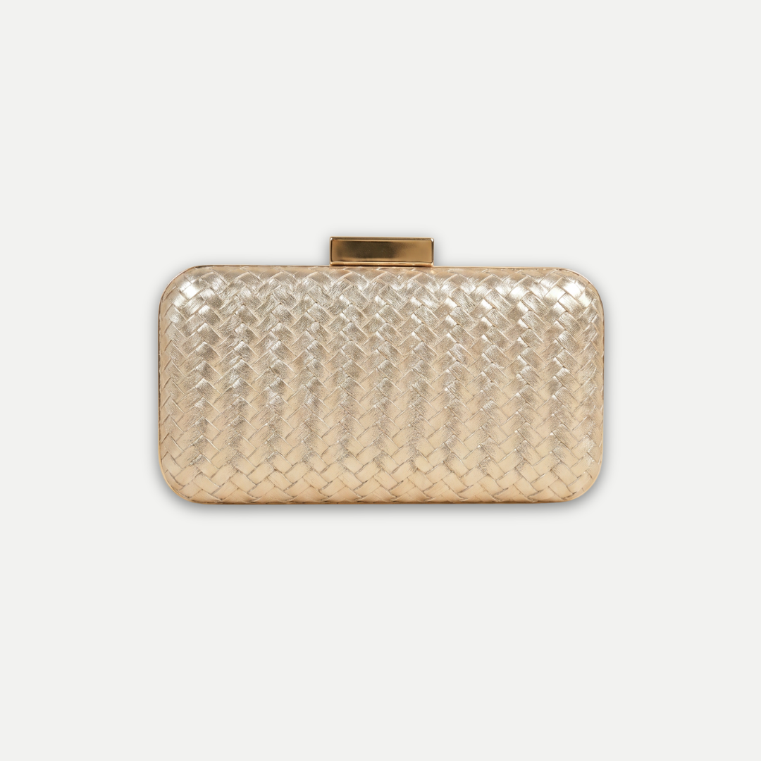 MARCELINE WOVEN CLUTCH