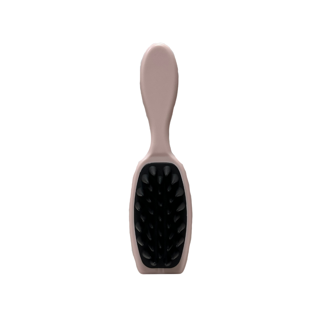 Hairbrush scrub