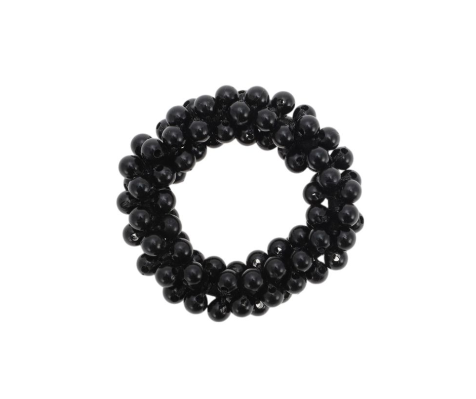 Beaded hair tie