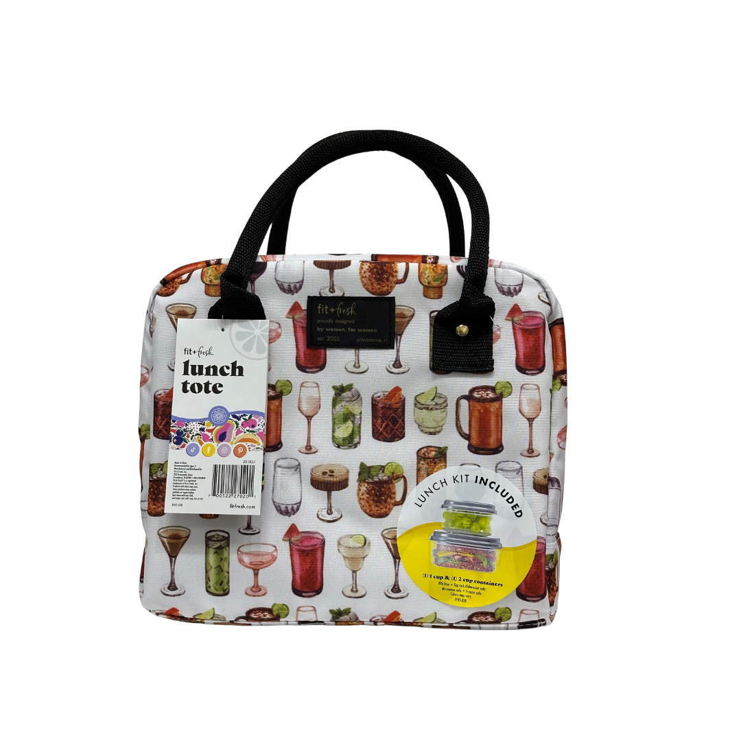 Cóctel lunch tote