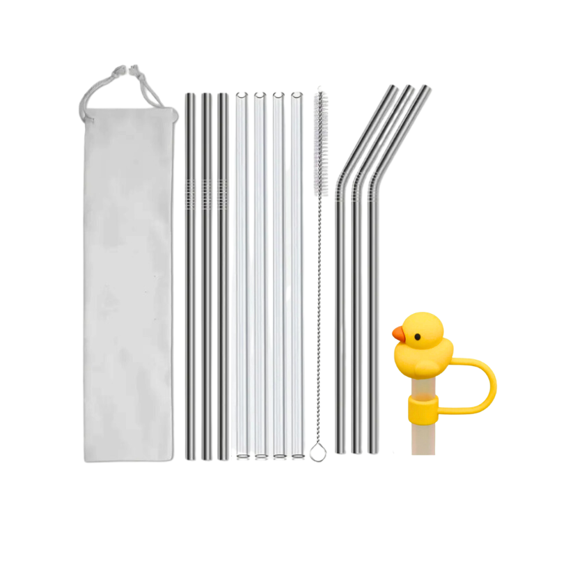 Straw set reusable